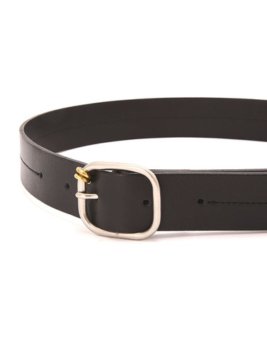 ETRÉ TOKYO ブラスリングバックルセンターステッチベルト | Fun Current