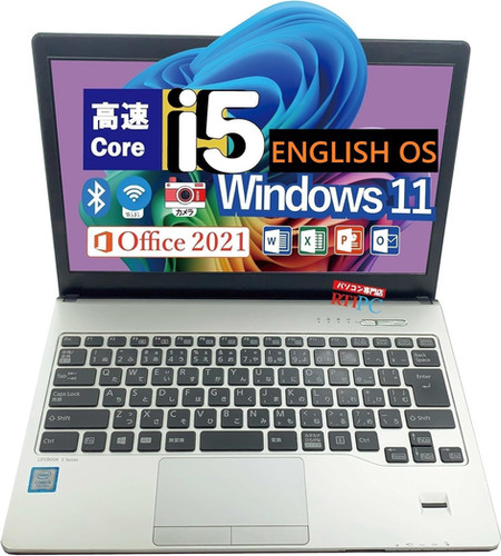 English OS Laptop Fujitsu S937 Core i5-7300U, Memory 8GB, SSD