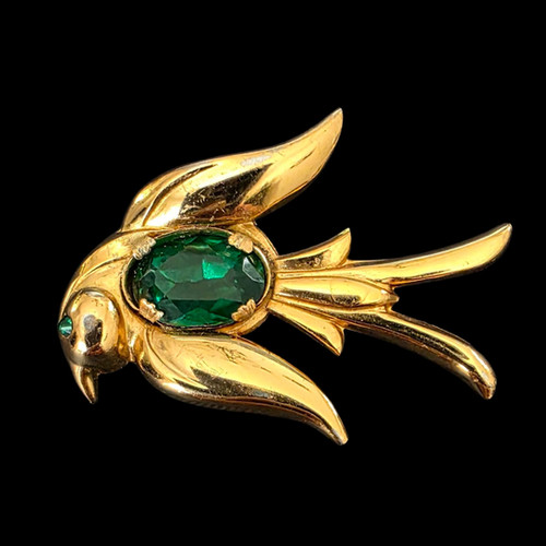 Coro Pegasus Bird In Flight Pin | Eclectic Vintage