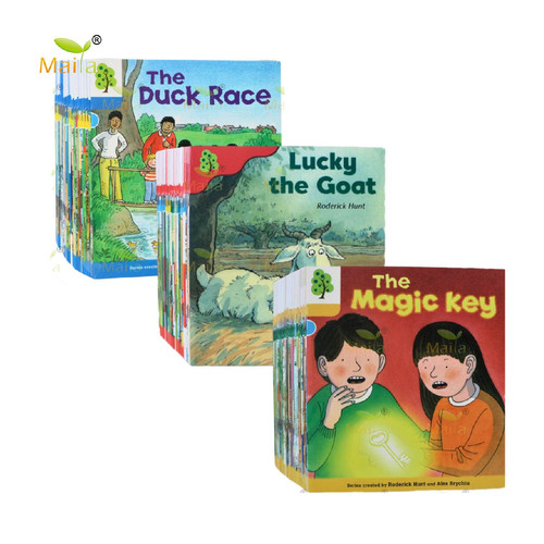 ORT Stage3-5 オックスフォード MaiyaPen対応 英語絵本120冊 絵辞書