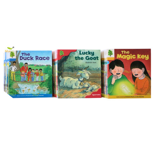 ORT Stage3-5 オックスフォード MaiyaPen対応 英語絵本120冊 絵辞書