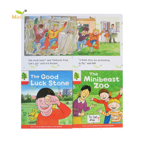 ORT Stage3-5 オックスフォード MaiyaPen対応 英語絵本120冊 絵辞書