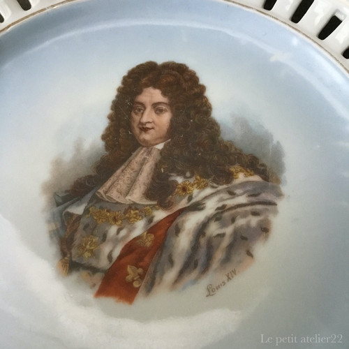 レア希少】19世紀初頭マーガレットレリーフプレート 皿 フランス