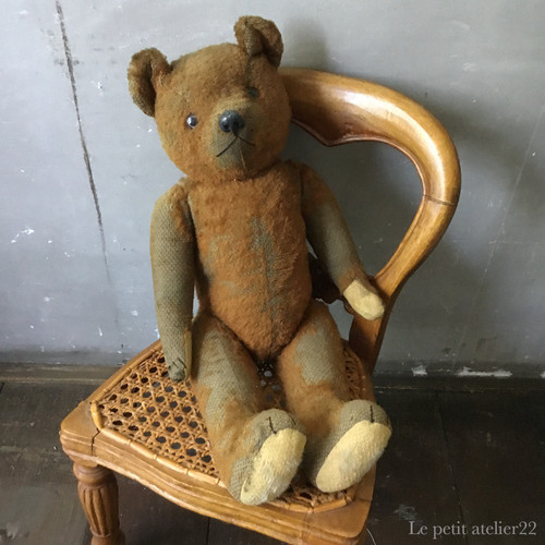 フランス アンティークベア くま 46 cm | Le petit atelier 22