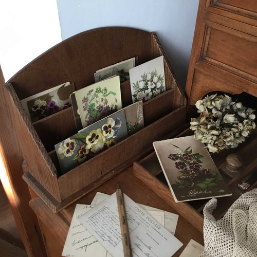 フランス アンティーク 木製レターラック (B) 33 cm | Le petit atelier 22