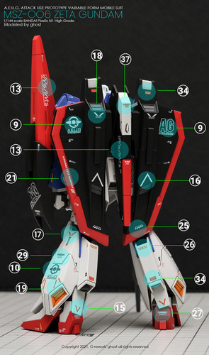 HG MSZ-006 ZETA GUNDAM | G-rework