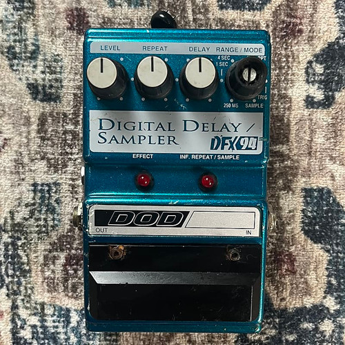 DOD Digital Delay / Sampler DFX94 Delay Guitar Effects Pedal! G187