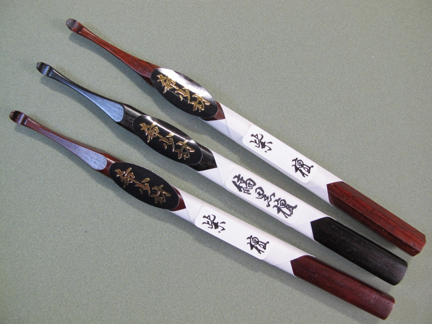 銘木耳かき | 大黒屋 江戸木箸 Edokibashi