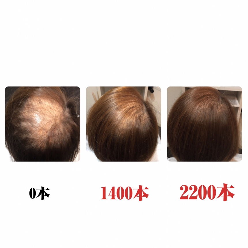 充実の増毛エクステメニュー