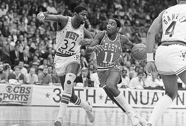 球宴の目玉“スラムダンク・コンテスト”がスタート。本戦ではマジック