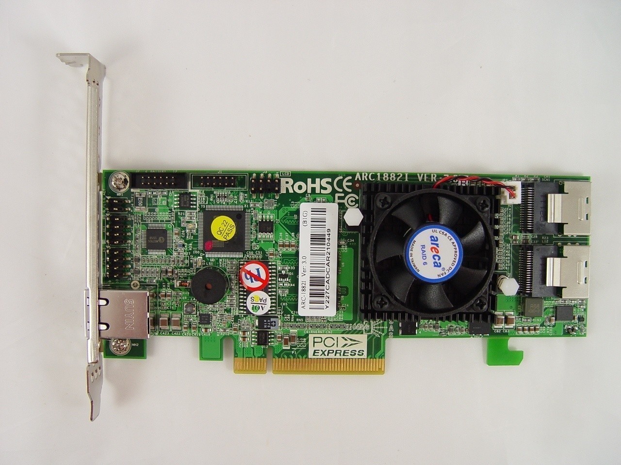 Areca ARC-1882i PCIe 3.0 RAID Controller Review