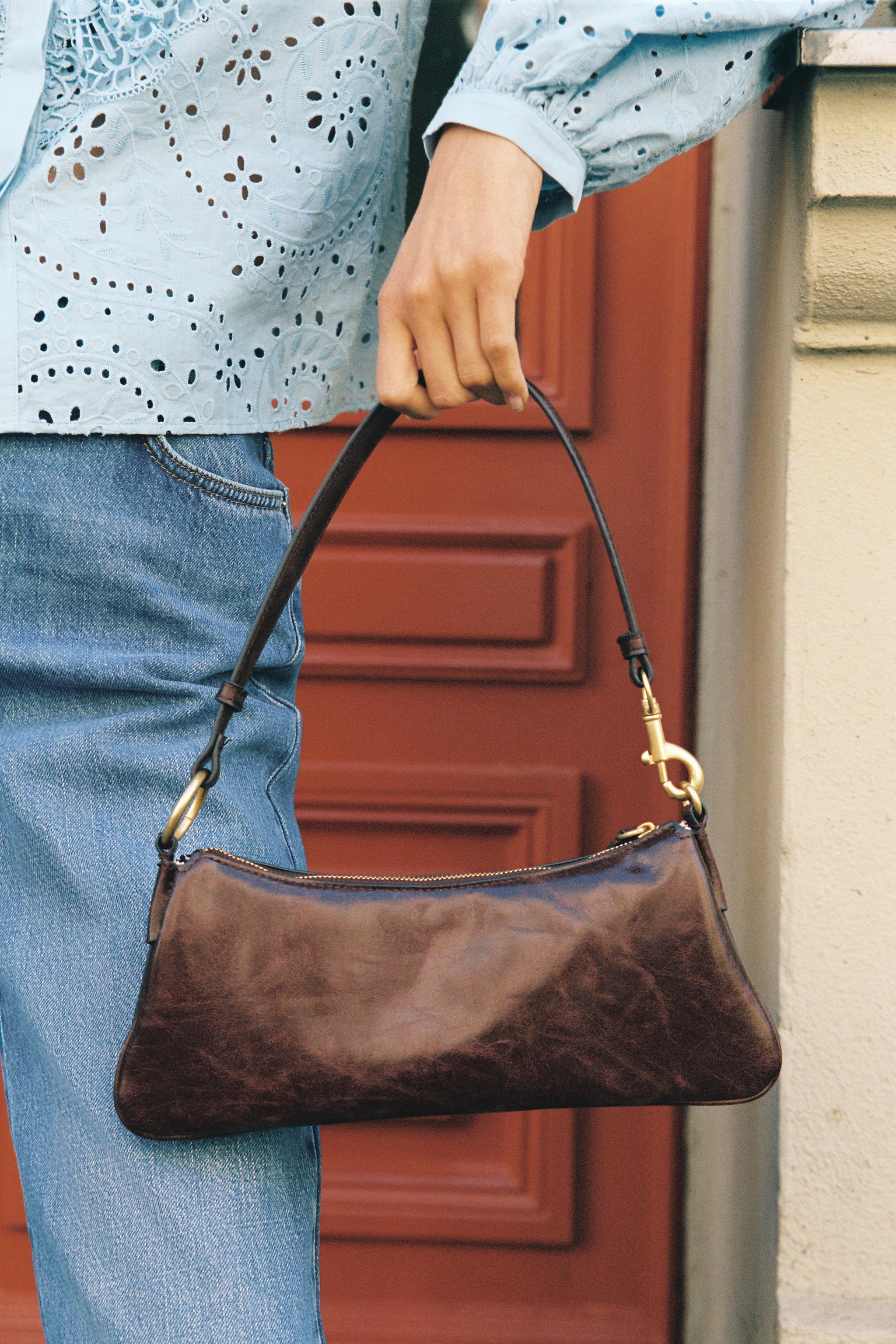 OBLONG SHOULDER BAG - Chocolate | ZARA United States