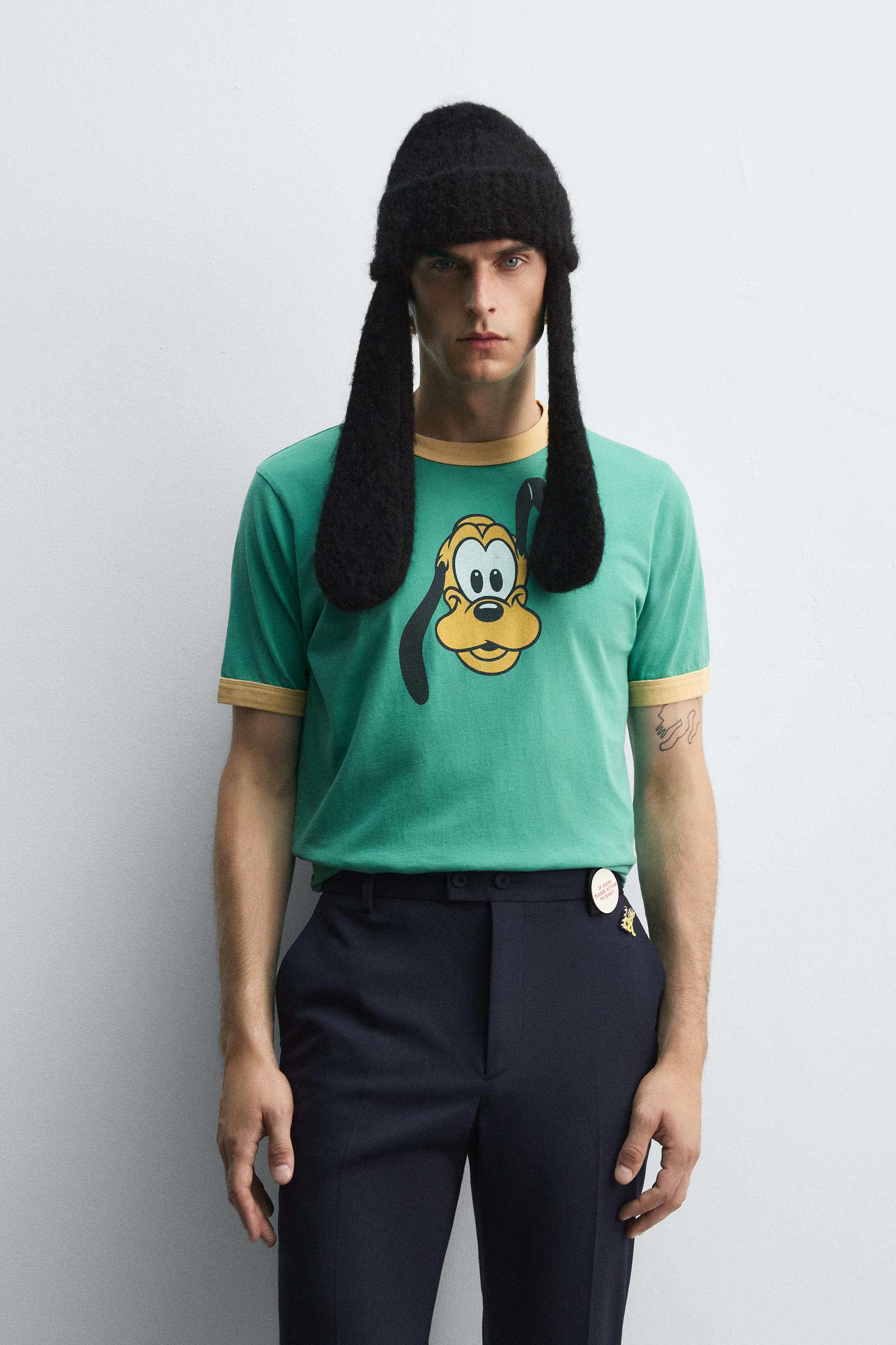 PLUTO HARRY LAMBERT FOR ZARA X DISNEY Tシャツ - グリーン | ZARA