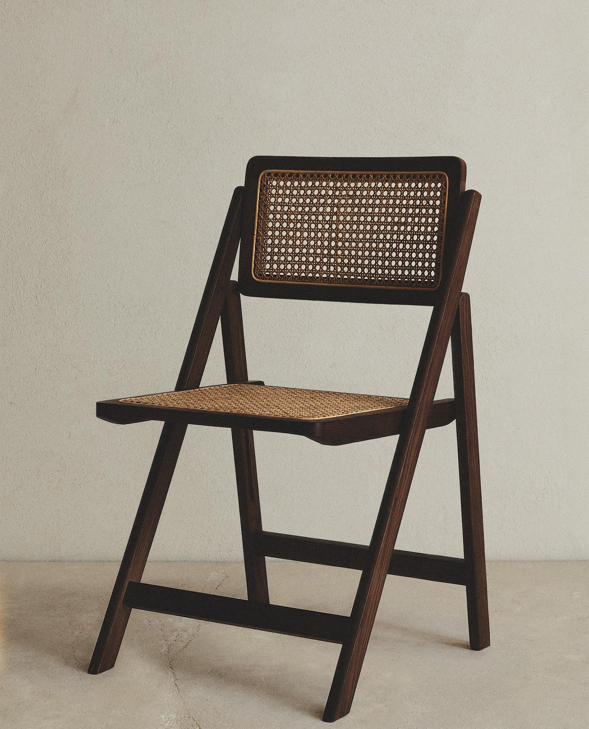 RATTAN AND WOOD FOLDING CHAIR | Zara Home Schweiz / Suisse / Svizzera