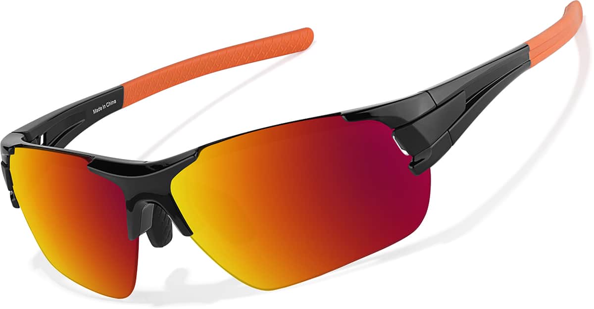 Gray Zunnies - Wrap-Around Sunglasses #1012712 | Zenni Optical