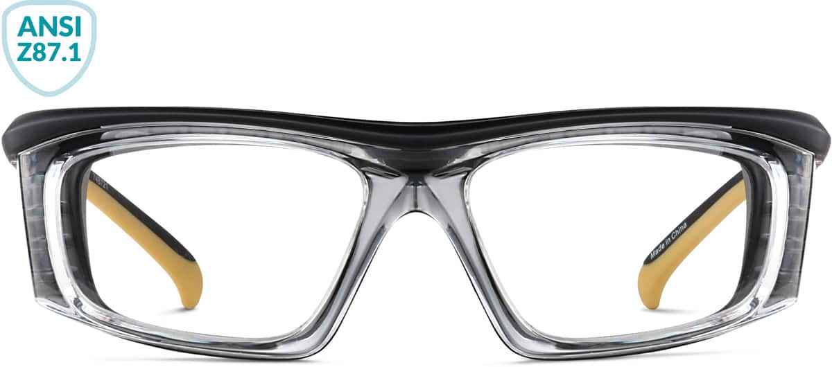 Black Z87.1 Safety Glasses #748721 | Zenni Optical
