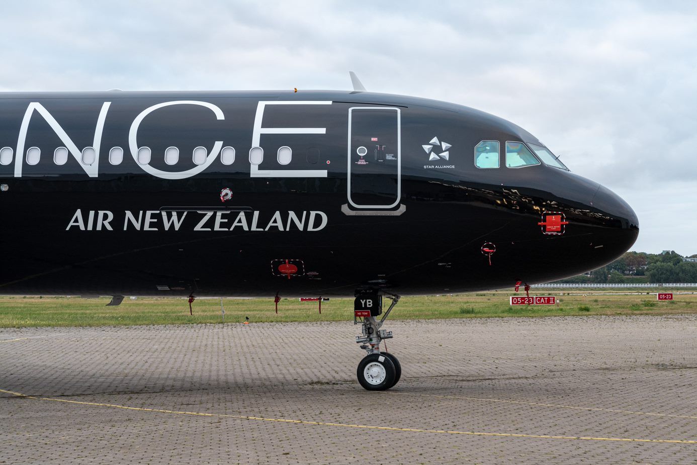 Air New Zealand Airbus A321neo Sports A New Black Star Alliance Livery
