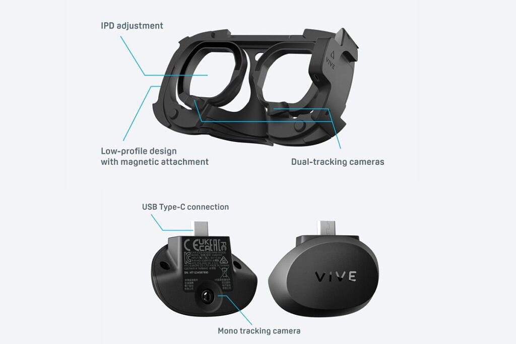 HTC adds face and eye tracking with new Vive Focus 3 accessories