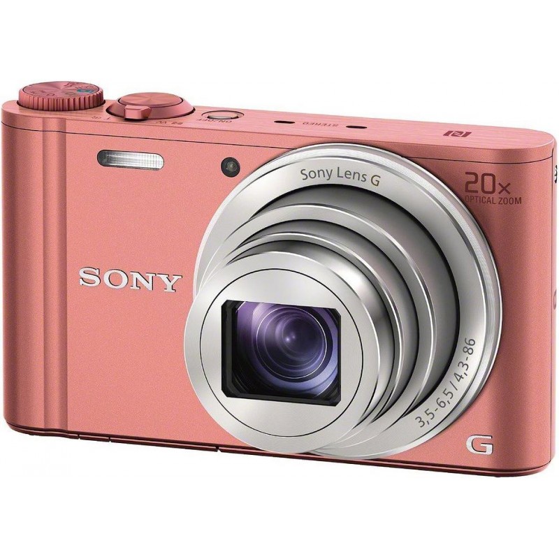 Sony DSC-WX350, pink - Compact cameras - Nordic Digital
