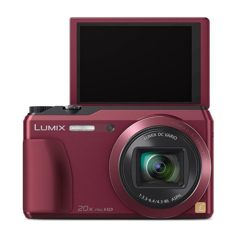 Panasonic Lumix DMC-TZ55, red - Compact cameras - Nordic Digital