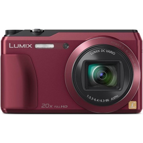 Panasonic Lumix DMC-TZ55, red - Compact cameras - Nordic Digital