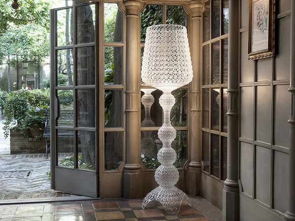 クリアカラー・透明色のフロアライト・フロアスタンド - インテリア