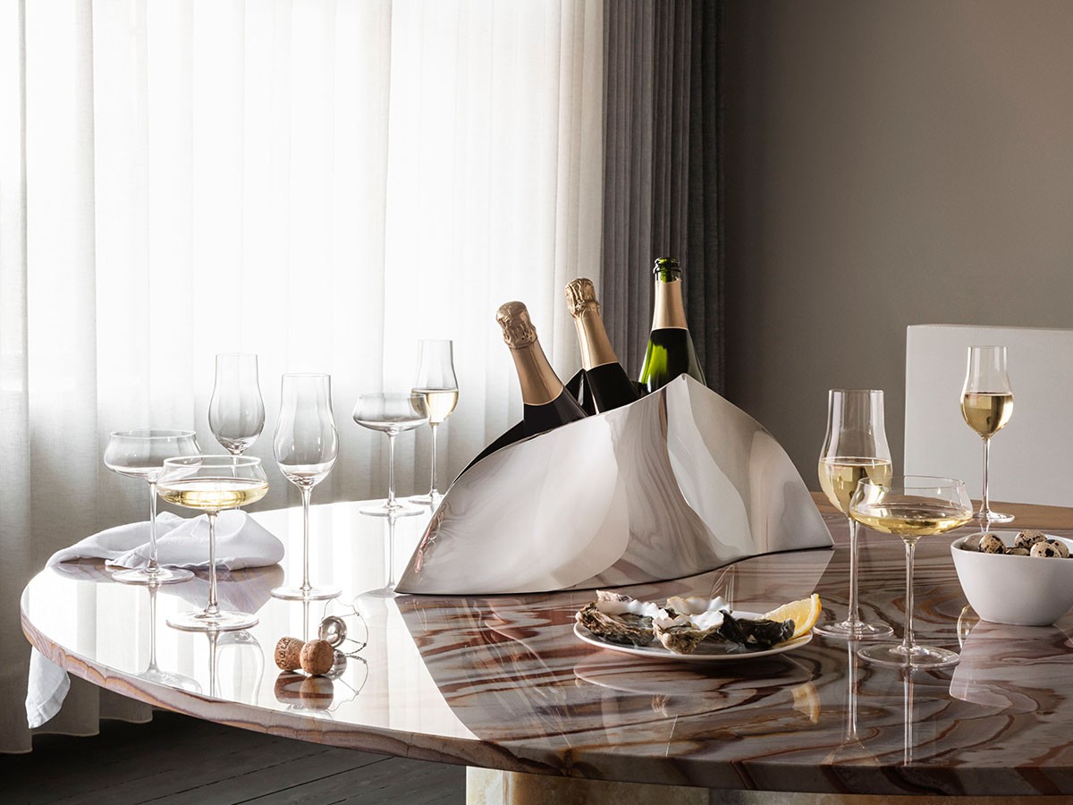 GEORG JENSEN SKY CHAMPAGNE FLUTE GLASS 6PIECE SET / ジョージ