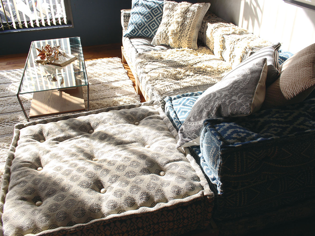 a.depeche block multi zabu ottoman / アデペシュ ブロックマルチ