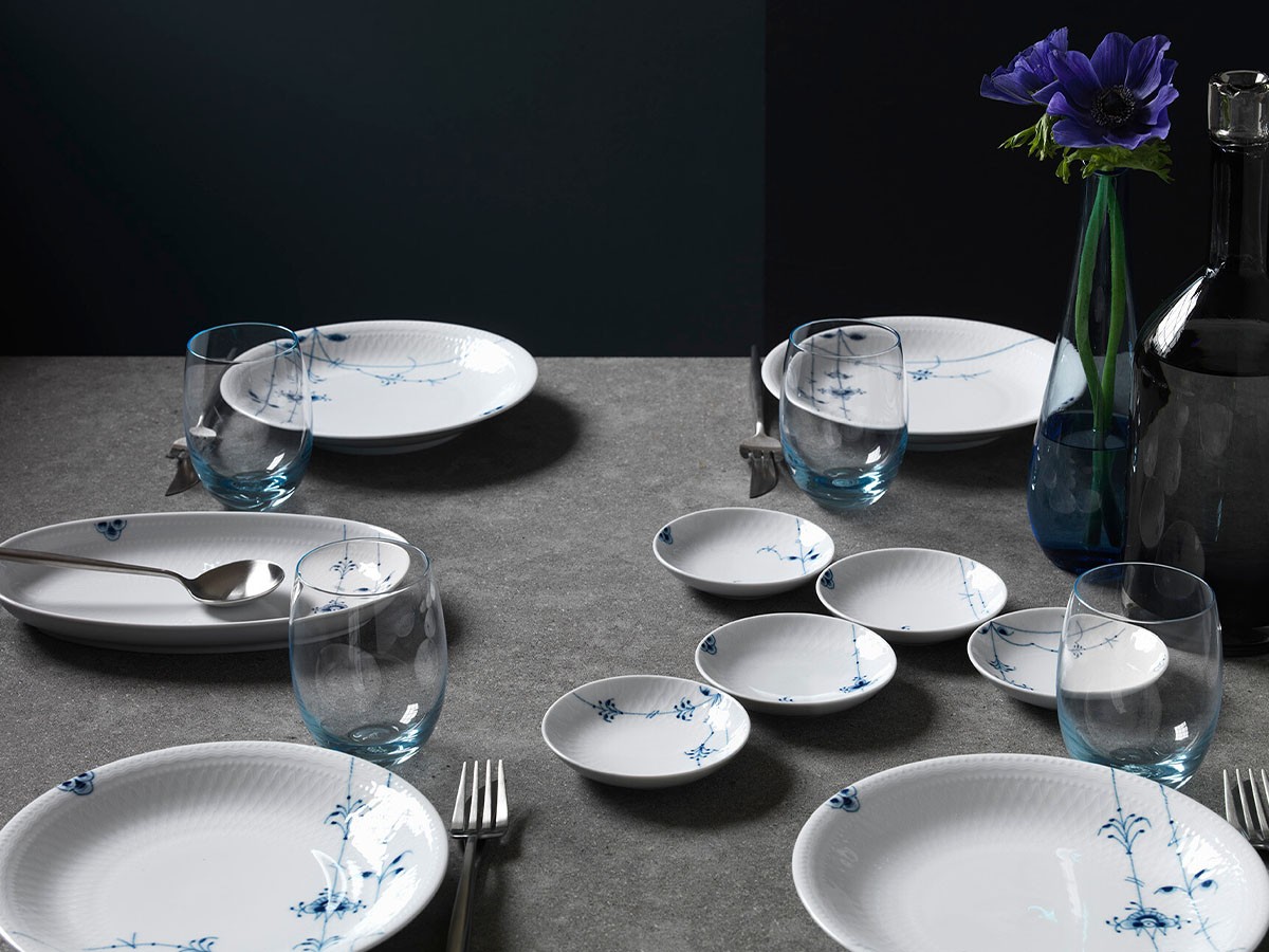 Royal Copenhagen Blue Palmette Plate Set / ロイヤル コペンハーゲン