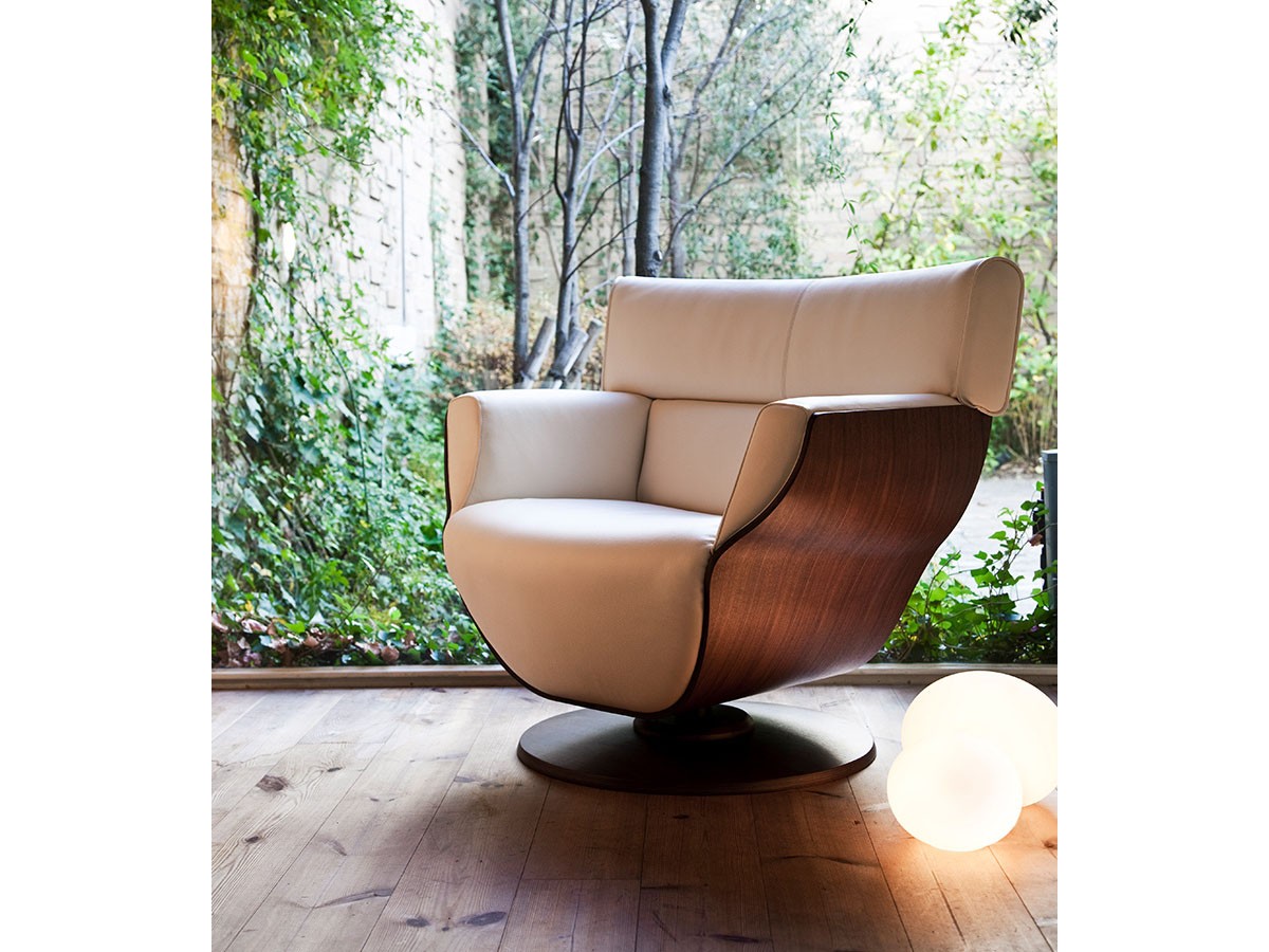 冨士ファニチアFUJI FURNITURE 本革 1人掛けソファ 1PソファA 冨士