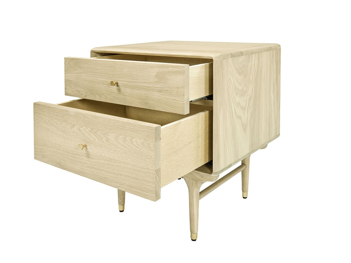 XANDER DESIGNS JULIE BED SIDE TABLE WHITE OAK / サンダーデザイン
