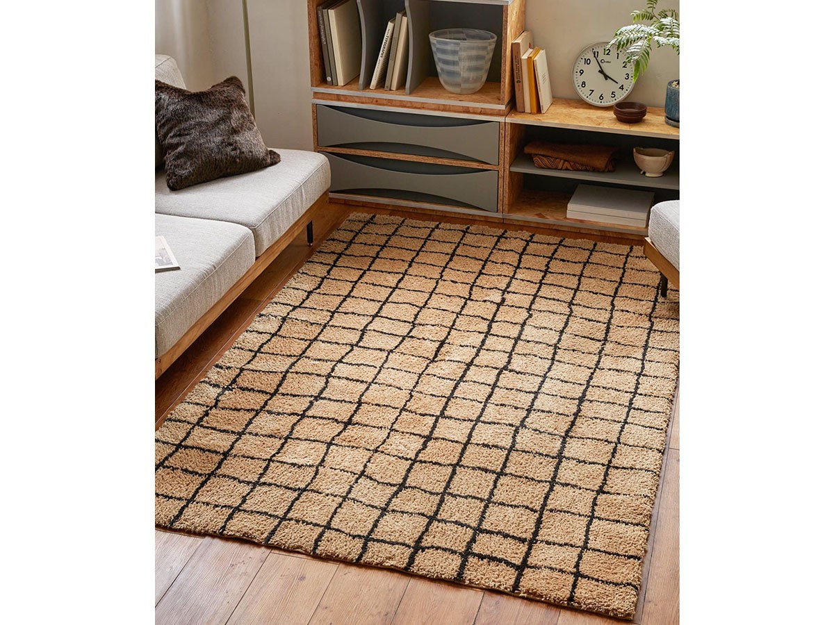 JOURNAL STANDARD FURNITURE GRID RUG / ジャーナルスタンダード
