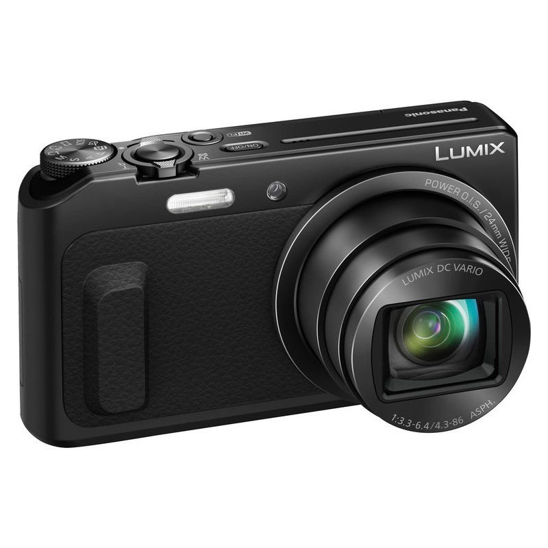 Panasonic Lumix DMC-TZ57, black - Compact cameras - Nordic Digital