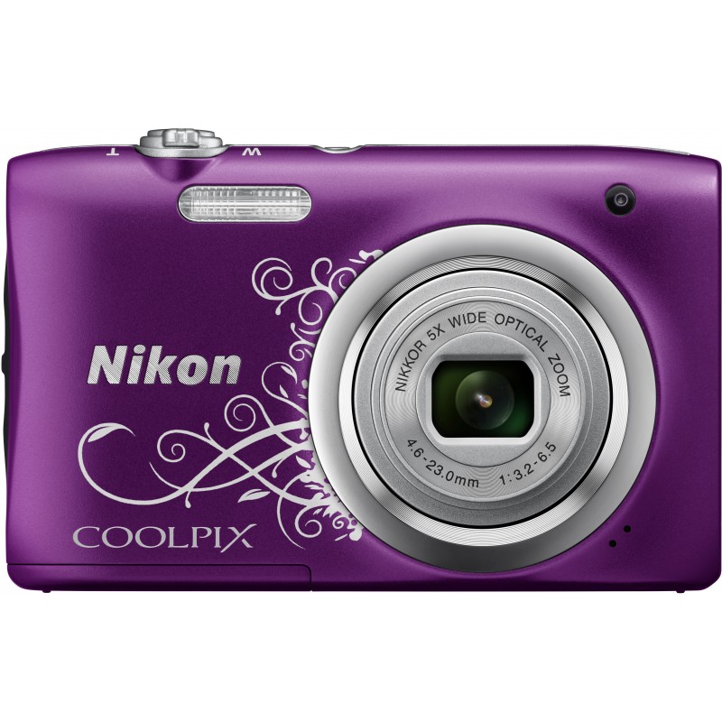 Nikon Coolpix A100, Lineart purple - Compact cameras - Nordic Digital