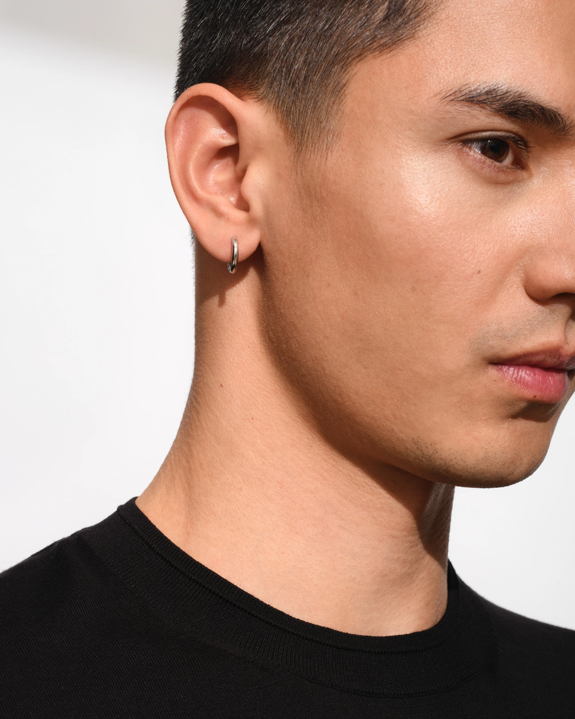 Tom Wood Classic Hoop Small | Stattics - Mens Designer Jewellery