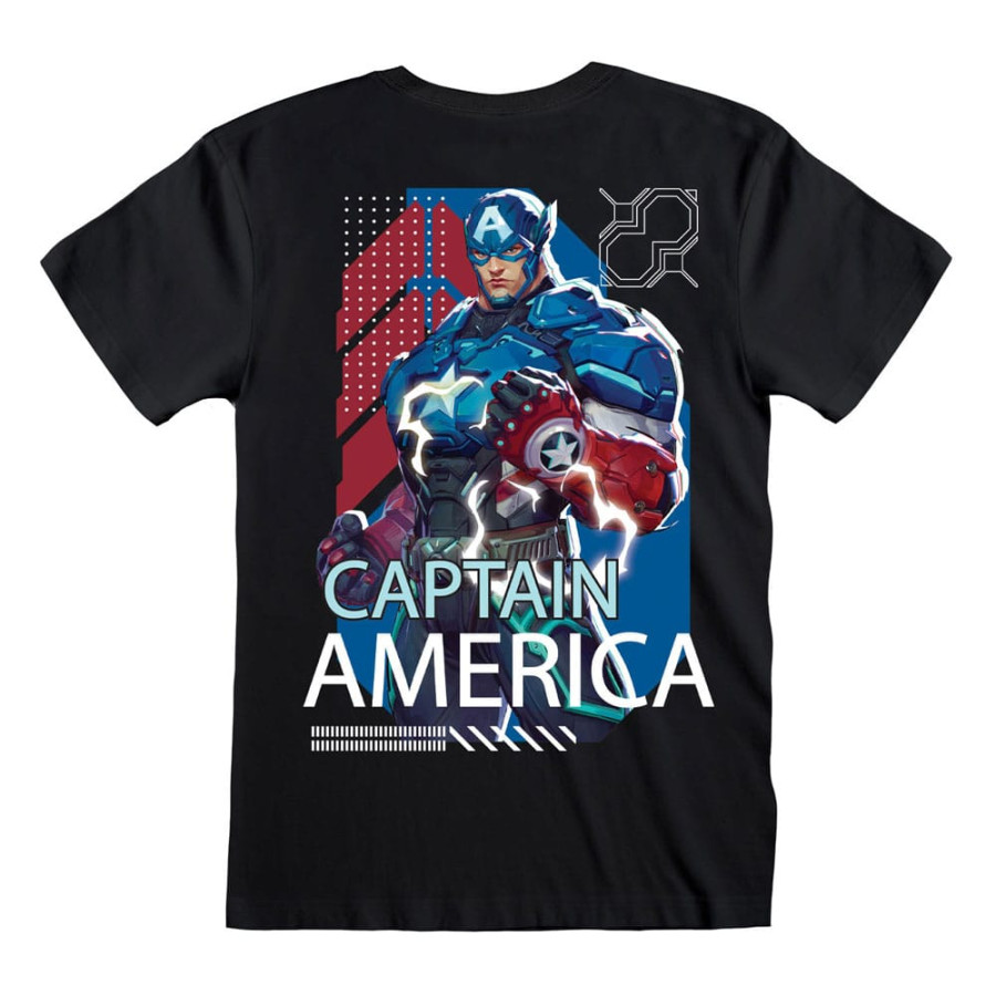 Marvel Rivals T-Shirt Captain America Size L | statuecollectibles.com