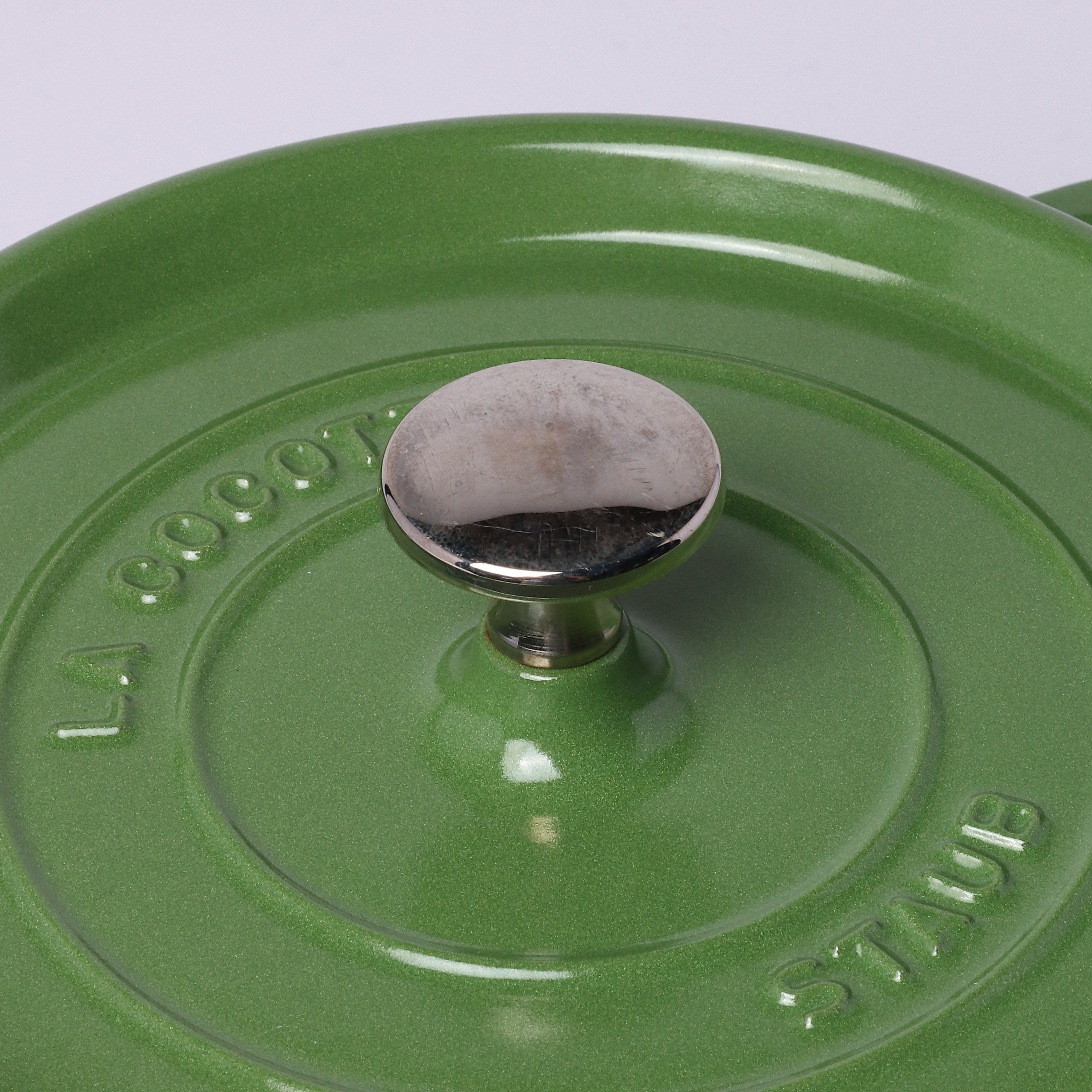 ピコ・ココット ラウンド 22cm ライムグリーン｜ココット｜ストウブ