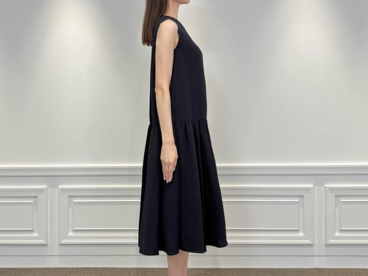 新作入荷情報〈ダブルクロスギャザー切替ワンピース〉 | m-i-d