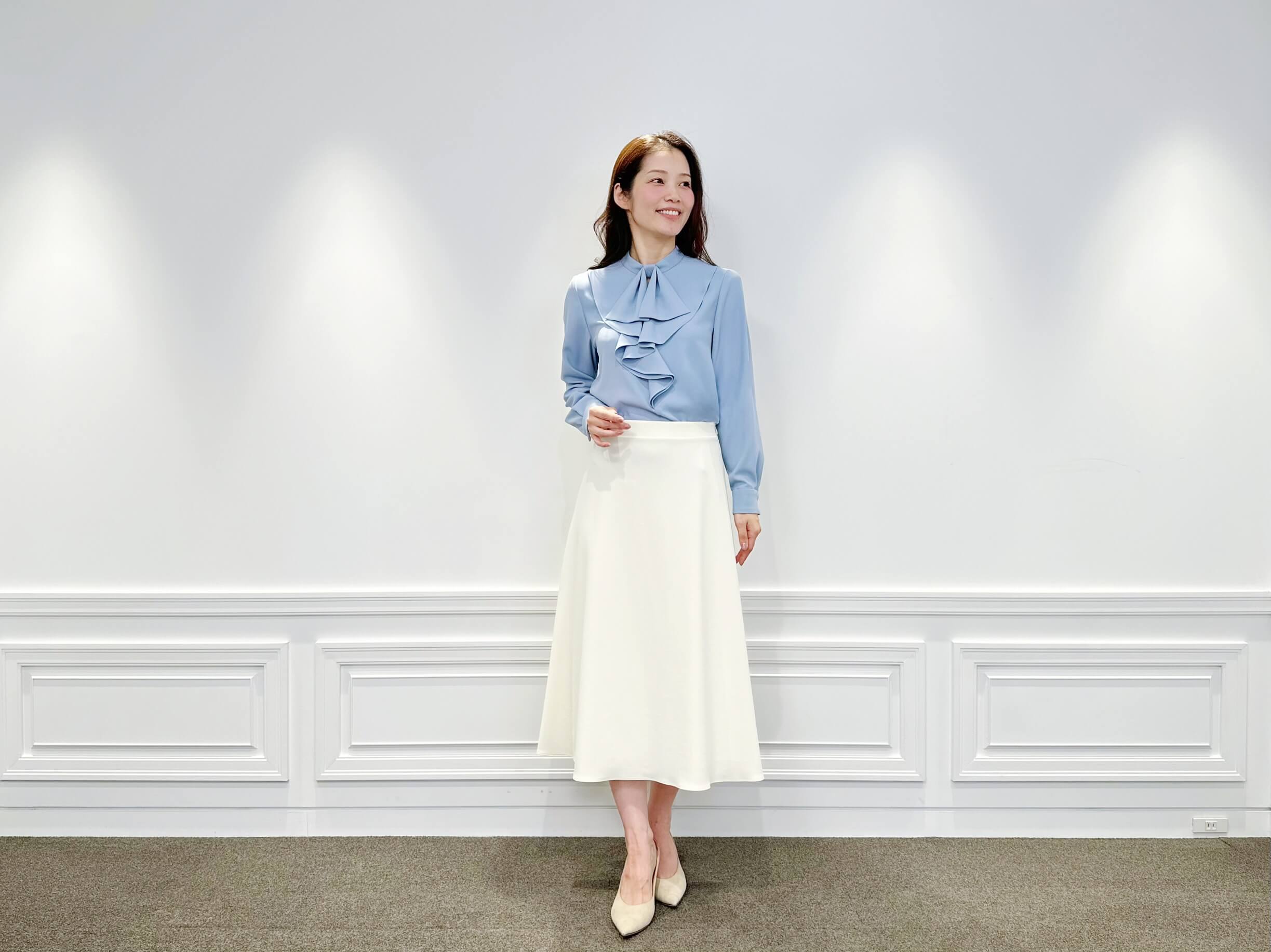 SPECIAL SALE】50％OFFマークダウン＜リボンタイラッフルフリル