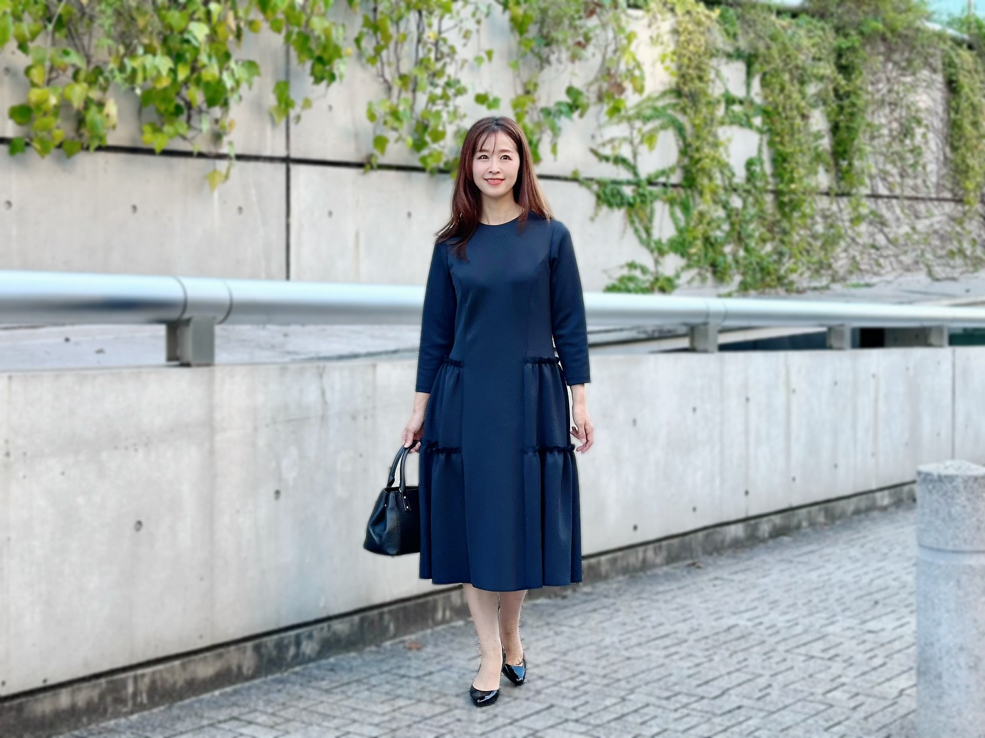 WINTER SALE】50%OFF＜ ダンボールニットギャザー切替ワンピース