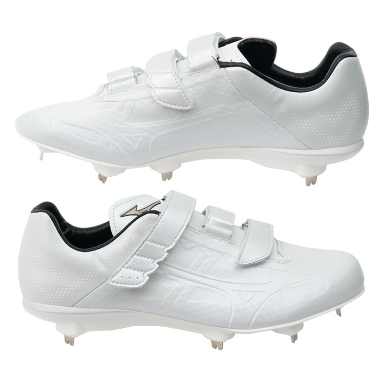 2024モデル】ミズノ 野球 白スパイク ライトレボエリート2 ワイド BLT