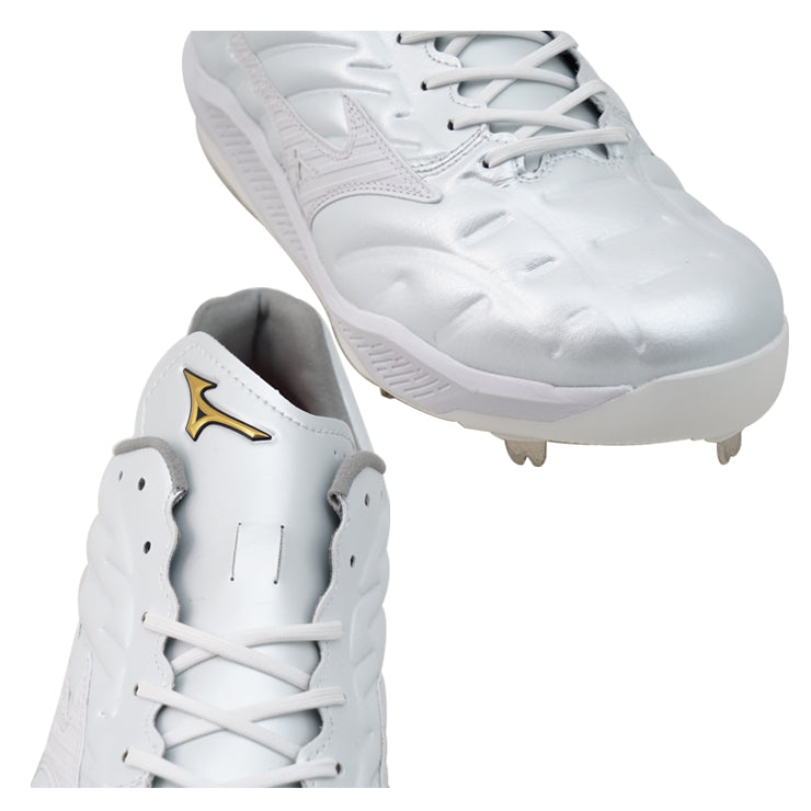 ミズノプロ 野球 厚底 白スパイク クッションレボプロ 高校野球対応