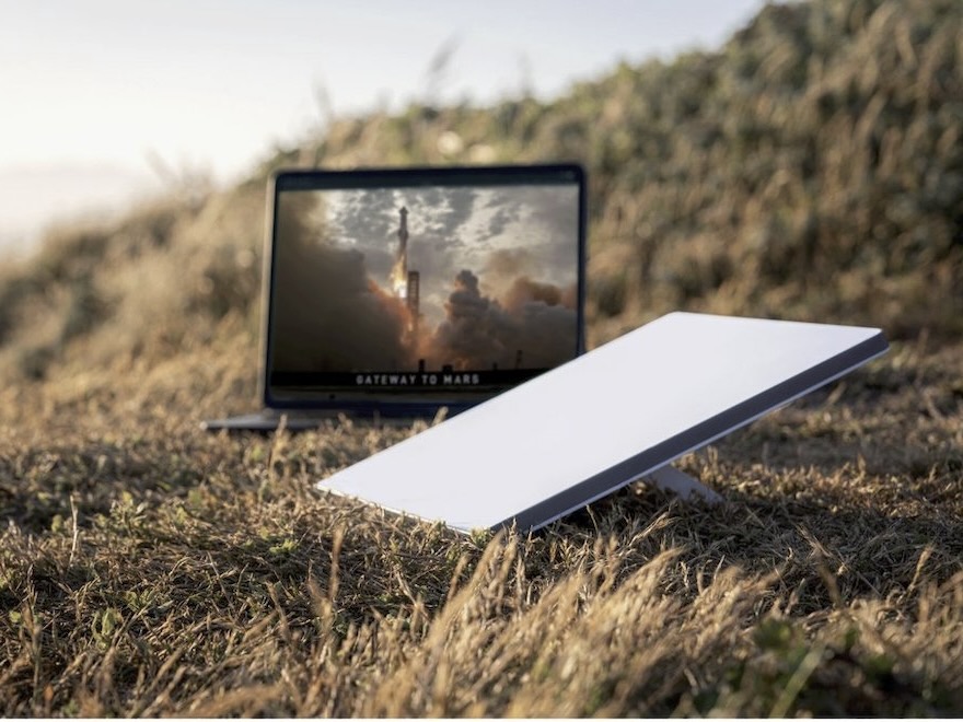 スターリンク・ミニ」登場–アンテナがノートPC大に小型化、重さ1.1kgで