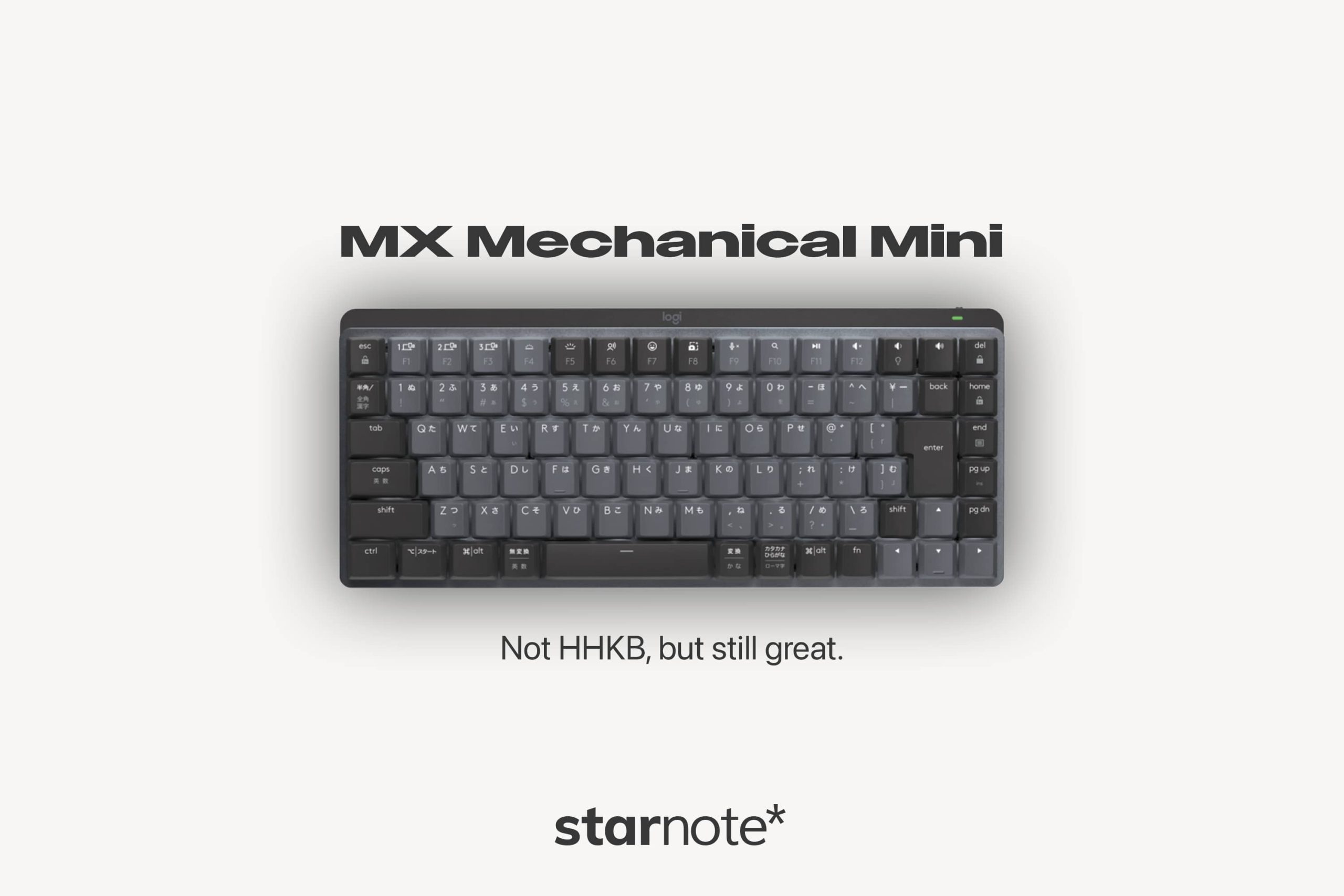MX Mechanical Miniを買ってみた。HHKBユーザーによるファースト