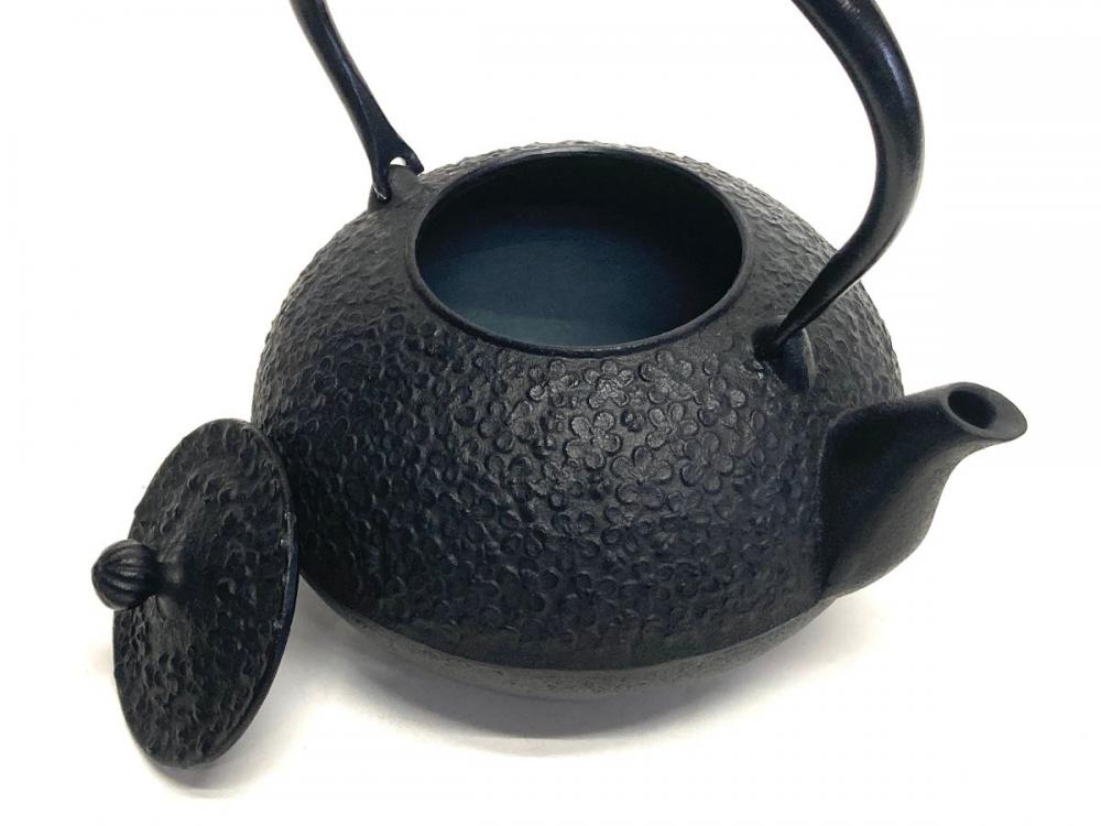 南部鉄器 及富 梅丸子(梅の花模様) 鉄瓶 南部宝生堂 IH対応