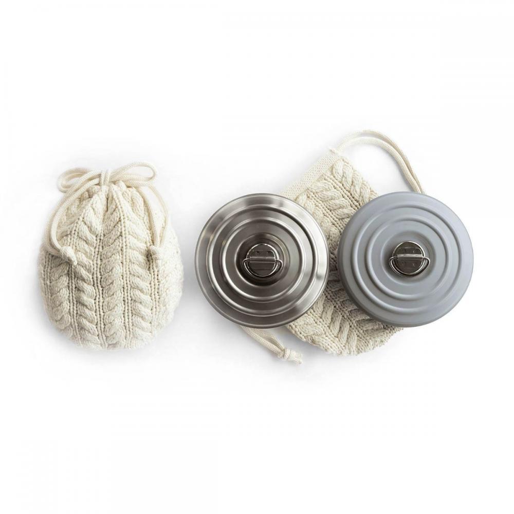 FD STYLE 湯たんぽ ステンレス グレー×コットン ナチュラル 10周年記念