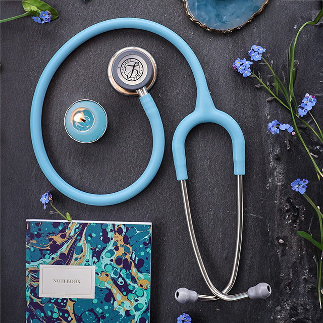 Littmann Classic III Monitoring Stethoscope: Satin Marine Blue Tube 59