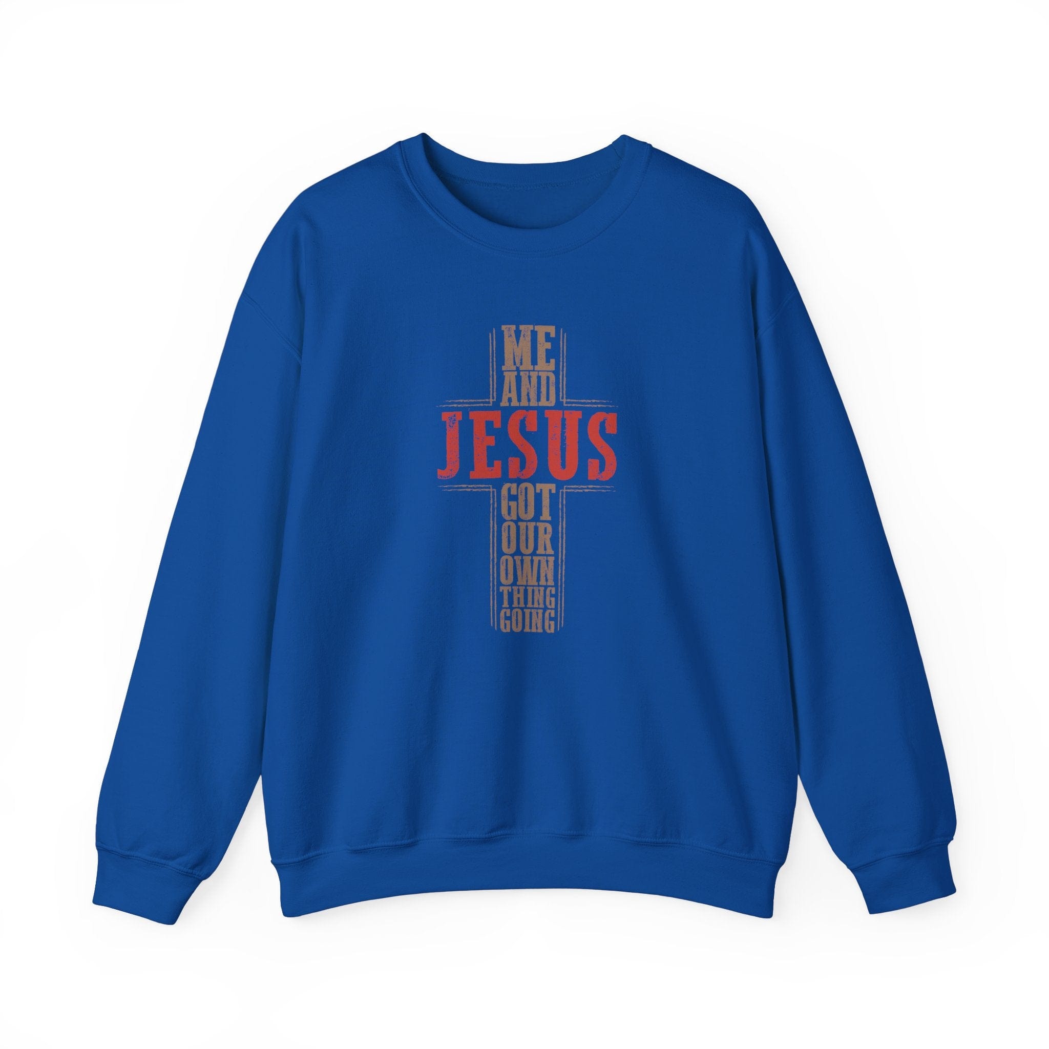 Me & Jesus Crewneck Sweatshirt – Steven Wood Music