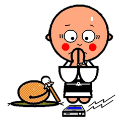 小坊主さんシリーズ - LINE スタンプ | LINE STORE