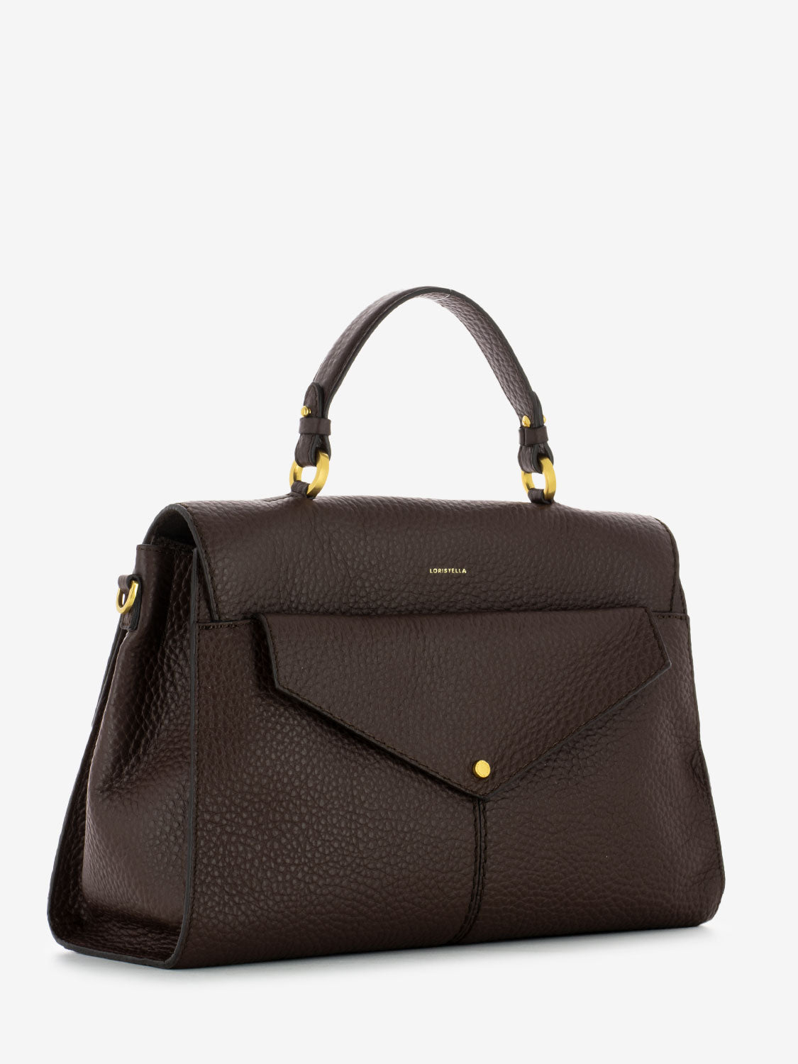 Loristella - Borsa a mano Muriel in pelle cioccolato | STIMM